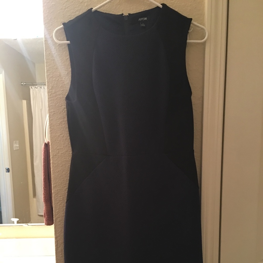 Blue & Black Dress